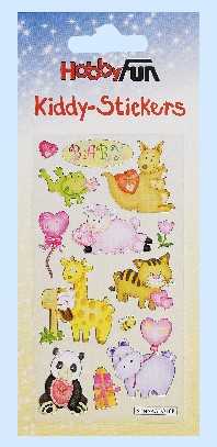 Kiddy Stickers bunt, Tierkinder ( I )